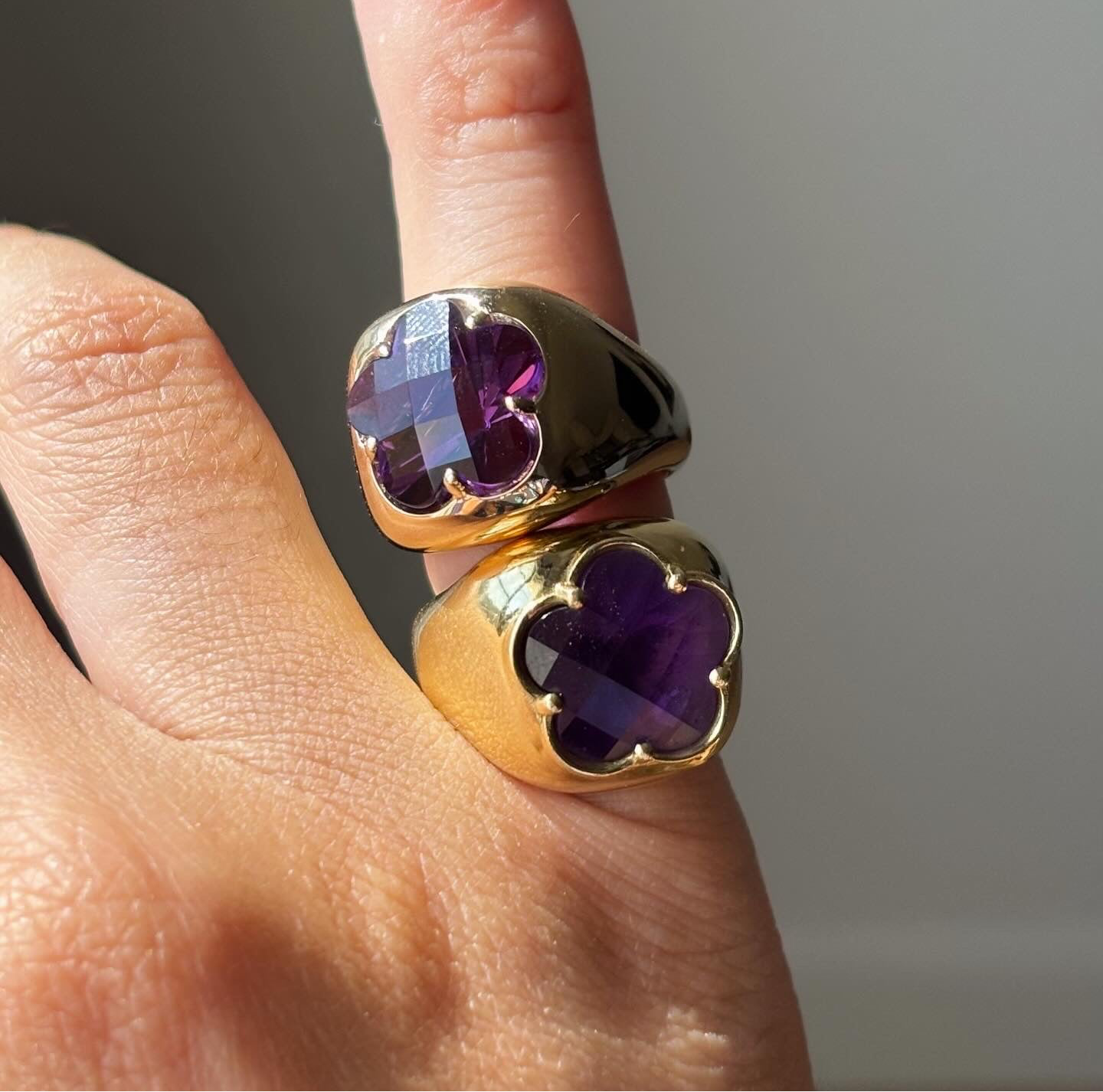 14k Floral Pinky Ring (FAPR) - Small