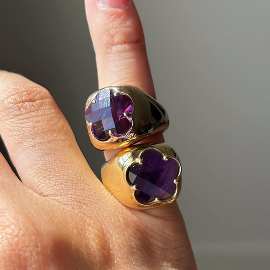 Floral Chunky Pinky Ring (FAPR)