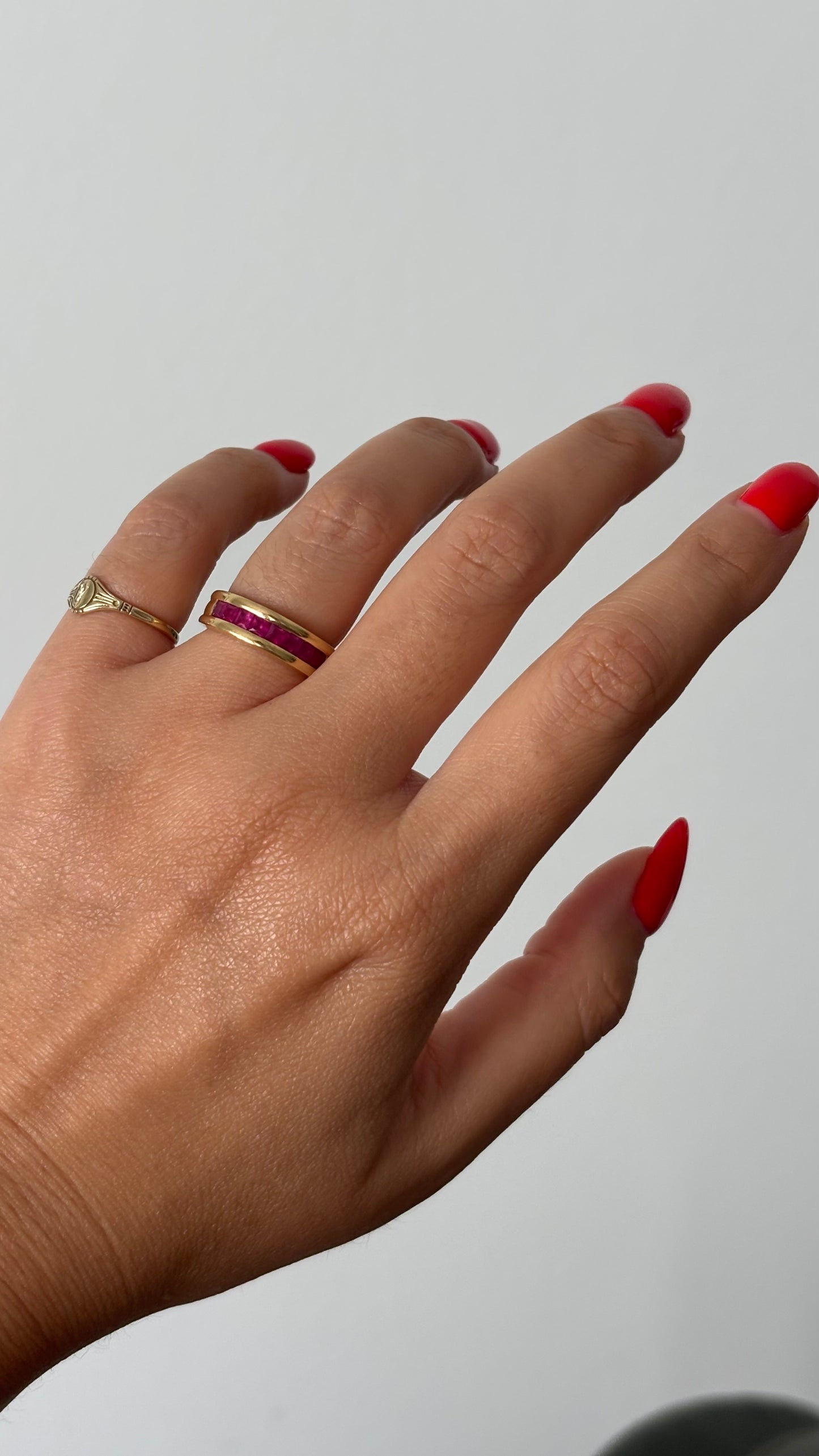 14k Ruby Band
